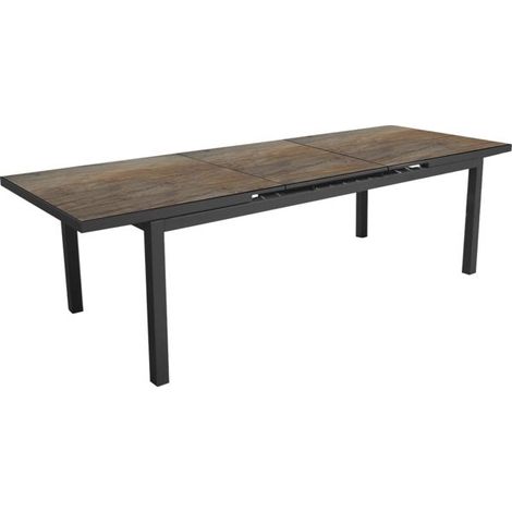 Table Extensible Teramo Chêne Rallonge Automatique Hpl Chêne Durable - Forza