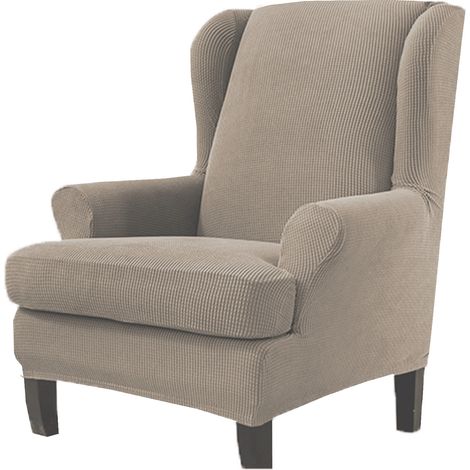 Stretch Wingback Chair Cover Elastic Armchair Covers Protector for Chair