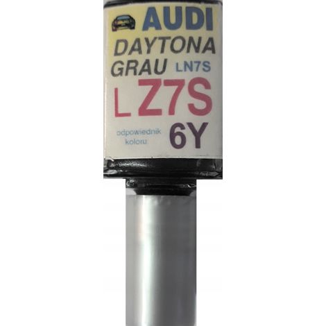 Reparación de arañazos en la pintura del Audi LZ7S 6Y color gris Daytona, Arasystem 10 ml (1/5)