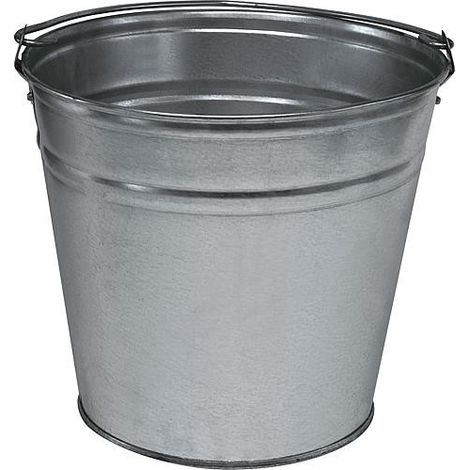 Seau Ideal 12 litres zingué, d 300 mm