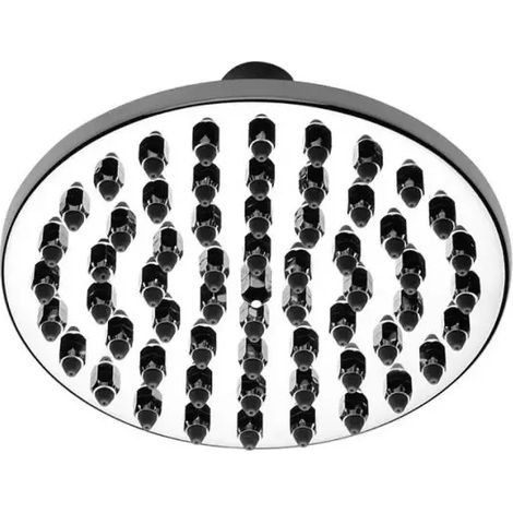Soffione doccia tondo in ottone cromato effetto getto pioggia modello rain 1/2" - 1 getto - ø150 mm REMER