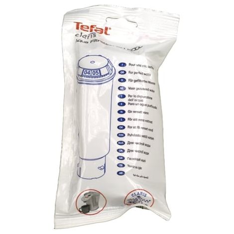 Wasserfilter tefal XH500110 weiß 12 cm Höhe 3.8 cm Durchmesser