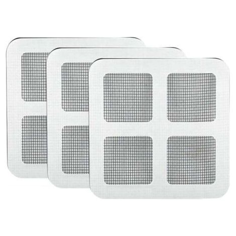 10er-Pack Fliegengitter-Flicken, Moskitonetz-Reparaturflicken, für Löcher und Risse, 10 x 10 cm