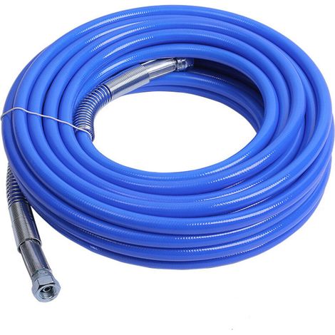 15M x 1/4 pouce. Graco 4300 PSI Pulvérisateur Airless Peinture Pulvérisateur Tuyau (Bleu) (1/3)