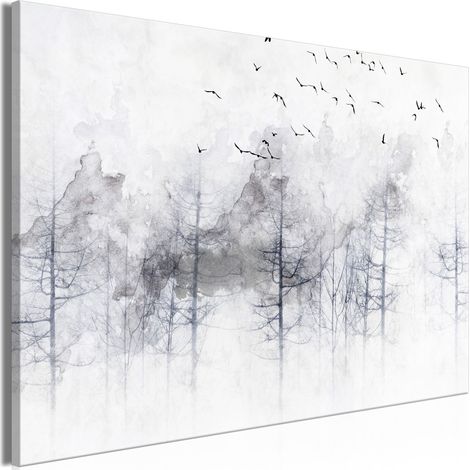 Gemälde – Winterwald (1-teilig) breit (1/3)