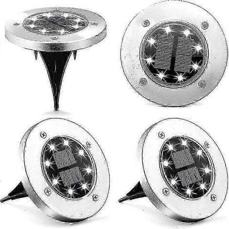 Lot de 4 lampes solaires de sol (1/5)