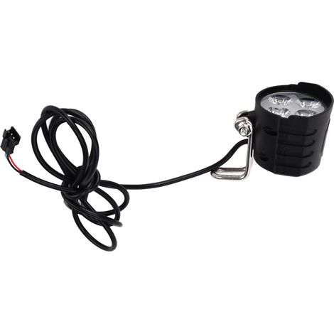 Phares avant LED 2 en 1 pour moto, klaxon et feu avant pour scooter, voiture électrique et moto 12-80 V (1/5)