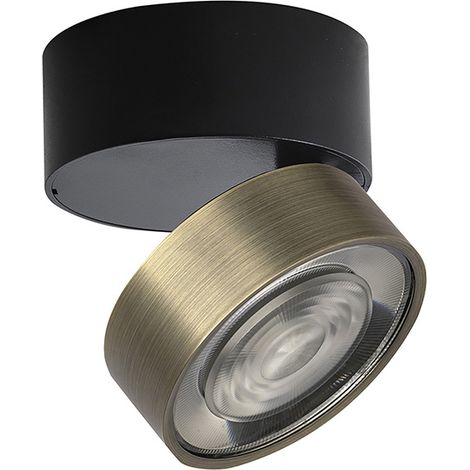 Applique Et Plafonnier Hole Led 13W 38° Ip20 3000K Cri90 Bronze - Groupe Rossini, Applique En Aluminium Moulé Sous Pression Pour Intérieur (1/5)