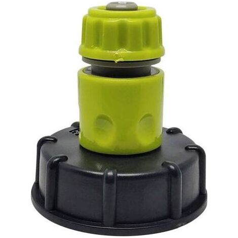 IBC Réservoir Robinet Adaptateur Jardin Tuyau Connecteur en Plastique-Tuyau d'eau Adaptateur Tuyau De Remplacement (1/5)