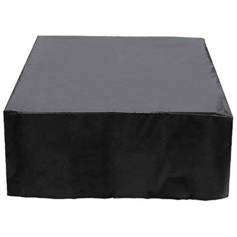 QORVA-Baignoire spa piscine intérieure et extérieure couverture étanche et anti-poussière, housse de protection contre les feuilles, housse de protection pour table et chaise，argent，23123130cm