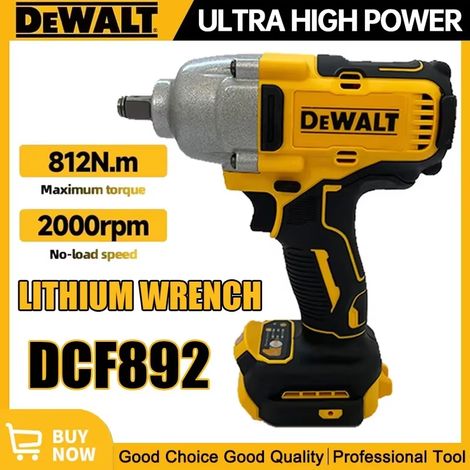 DEWALT DCF892 Clé à chocs rechargeable sans balais, outil professionnel pour serrage et desserrage boulons (1/5)
