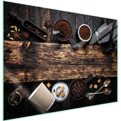 Plaque de protection en verre pour poêle à bois 70x52 (1/5)
