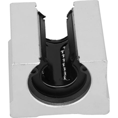 Bague de palier à billes à mouvement linéaire ouvert en alliage d'aluminium SBR16UU (1/5)
