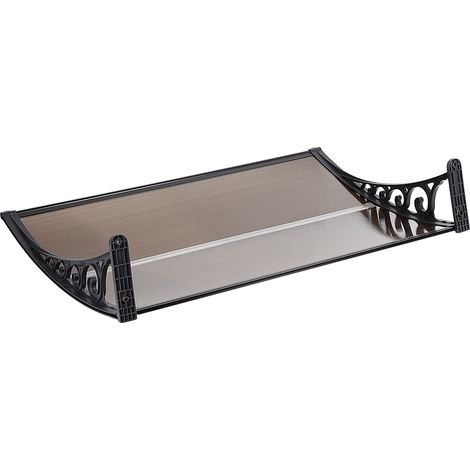 Haloyo Tende da sole per porte e finestre, tenda da sole per porta d'ingresso, tenda da sole 100 x 150 cm, marrone