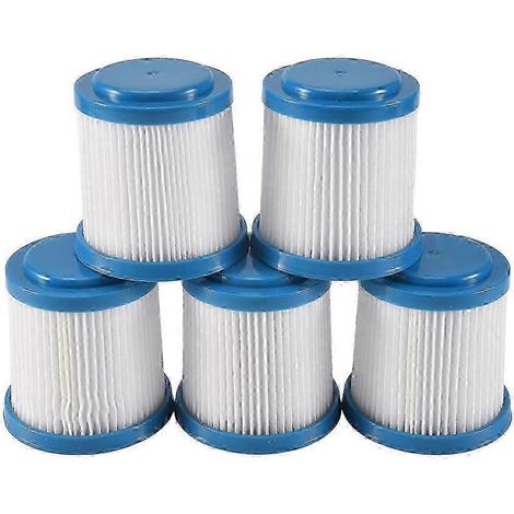 5er-Pack Ersatzfilter für Black+Decker Akku-Staubsauger VPF20 HWY