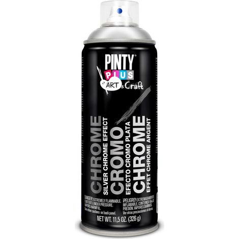 PintyPlus Art & Craft Vernice spray effetto argento cromato 520cc C150 (1/2)