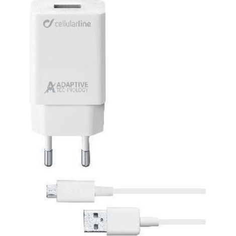 Cellularline Adaptive Fast Charger Kit 15W - Micro USB - Samsung
