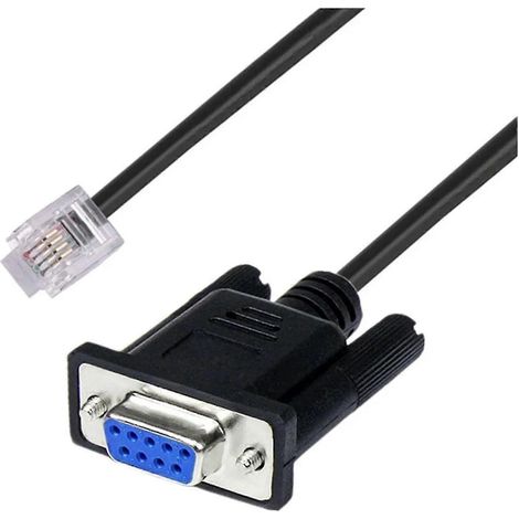 Câble console série RS232 DB9 vers RJ11 6P4C 1,8 m pour AP7800/AP7900 940-0144A (1/4)