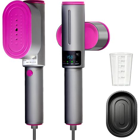 Défroisseur et fer à vapeur 2-en-1 pour vêtements,1200 W, portable, chauffe rapide, anti-rides, utilisation sèche et vapeur, maison et voyage (1/5)