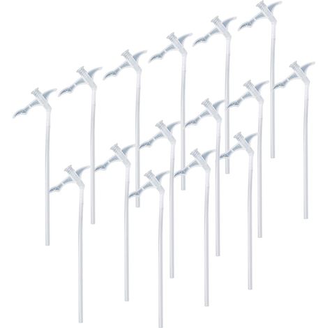 15 Pieces Foam Spray Tube Mounting on Expanding Foam, Large Capacity Suit White (1/4)