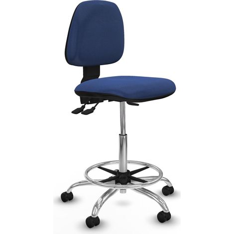 Sgabello da ufficio piqueras y crespo Isso AS blu navy leggero (1/2)