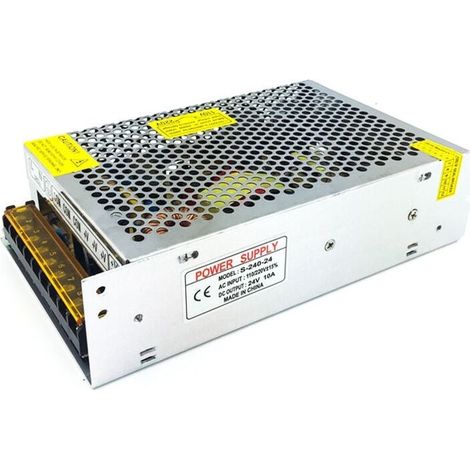 Haute Puissance Transformateur Variateurs Adaptateurs Interrupteur alimentation Pilote AC 110V/220V DC 12V 10A 120W pour LED Bande (1/5)