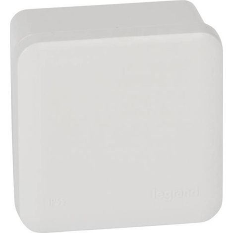 LEGRAND 092011  Scatola plexus quadrata senza coni IP55/IK07 80x80x45mm senza ingressi con coperchio opaco a scatto in termopla