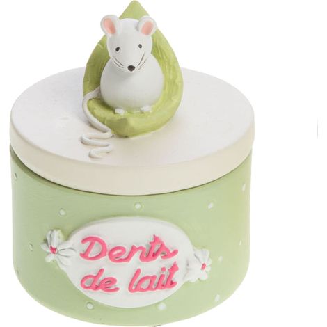 Petite boîte à dents de lait verte (1/3)