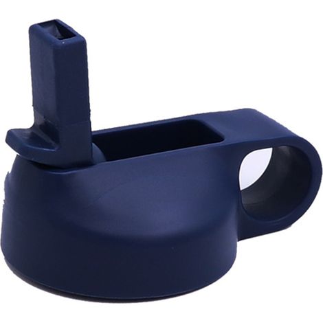 Gourde isotherme large goulot, sans BPA, bouchon paille et couvercle plastique pour siroter, bouteille de sport isolée (1/5)