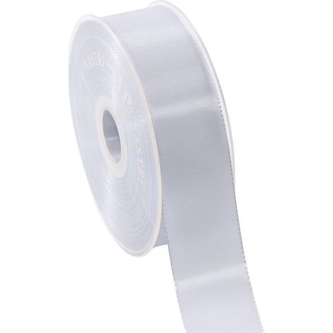 Nastro in taffetà argento, 4 cm x 50 mt (kit da 3)