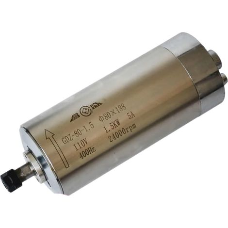 Kit de moteur de broche sans balais CNC Kit de Machine CNC 800w 1500w 2200w 3000w moteur de broche de refroidissement par eau 65mm 80mm pince for bricolage Mini CNC fraiseuse outil ( Color : 3000W ER2 (1/5)