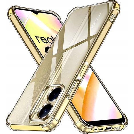 Étui transparent renforcé antichoc pour Realme C33 + verre (1/5)