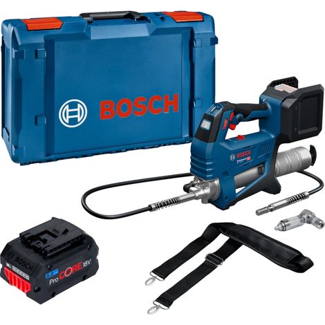Pompe à graisse sans fil Bosch GFP 18V-10 18 V 10 000 psi + 1 batterie ProCORE 8,0 Ah + XL-Boxx - sans chargeur (1/5)