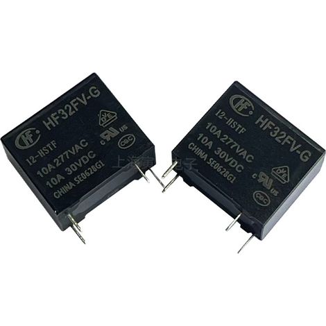 Hongfa HF32FV-G/24-HSTF 24VDC 10A 4-pin normally open relay, brand new original product.