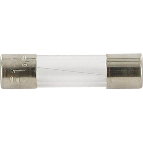 Fusible Cristal 1,3A Longitud 20mm paquete 10 unidades UNIVERSAL SI23499