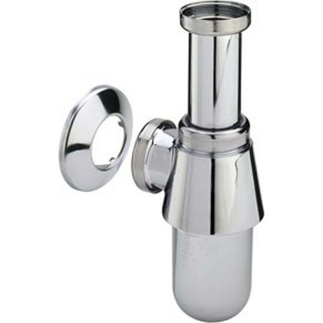 Viega Siphon d'évier sans tuyau mural 5/4 avec rosace chrome (1/5)