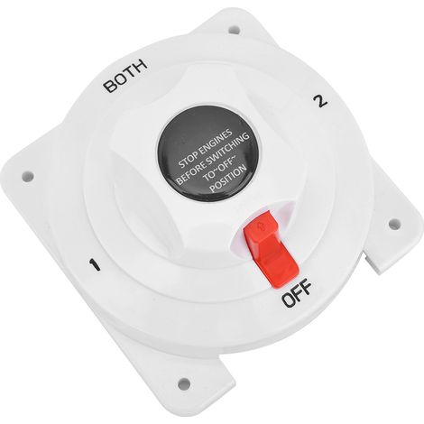 Sélecteur de batterie marine 36 V 300 A avec bouton marche/arrêt et distribution d'énergie - Accessoires pour yachts (1/5)