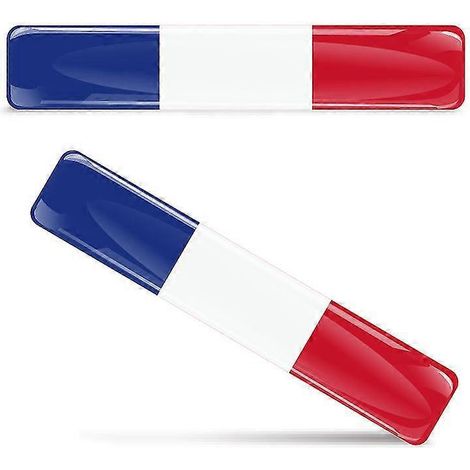 Autocollant réfléchissant 3D drapeau national - Accessoires moto - Autocollant voiture - Royaume-Uni - Italie - États-Unis - France - Russie - Espagne - Brésil - Chili - Ukraine