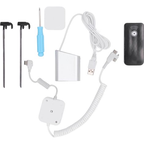 Support antivol pour téléphones et tablettes avec griffes, alarme de sécurité 95‑120 dB, fonction charge via port Type C. (1/5)