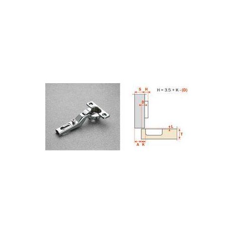SALICE CERNIERA MINI C6A7L99 COLLO ALTO 18 - 25 pezzi