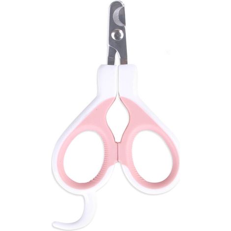 Coupe Griffes Chat Professionnels, Coupe Ongle pour Chiot Lapin Oiseau et Petits Animaux(Rose) (1/5)