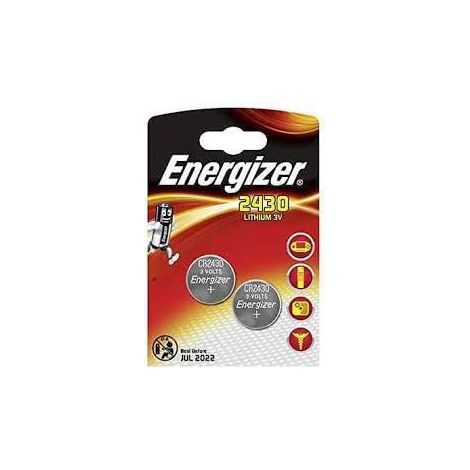 Energizer – Piles lithium CR2430 – Lot de 2 – Tension 3V – Compatible avec appareils électroniques – Longue durée d'utilisation (1/10)