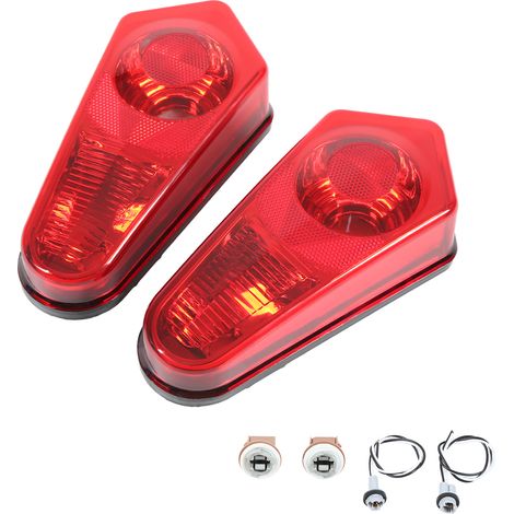 Rücklichtgehäuse für Quads, Bremslicht und Rücklichtglas 2411153, kompatibel mit Polaris Sportsman 400, 450, 500, 550, rot (1/5)