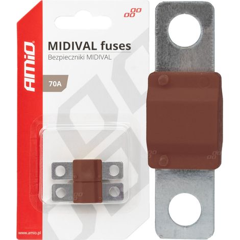 Fusibles para coche Midival MTA 70A, 2 unidades. amio-03477 (1/3)