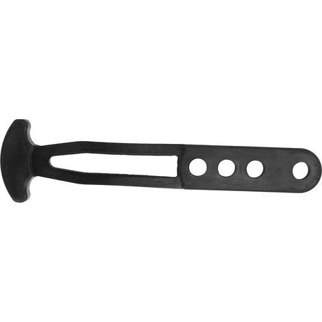 Échelle télescopique pour bateau avec sangle caoutchouc, 4 trous de fixation ajustables et poignées antidérapantes (1/5)