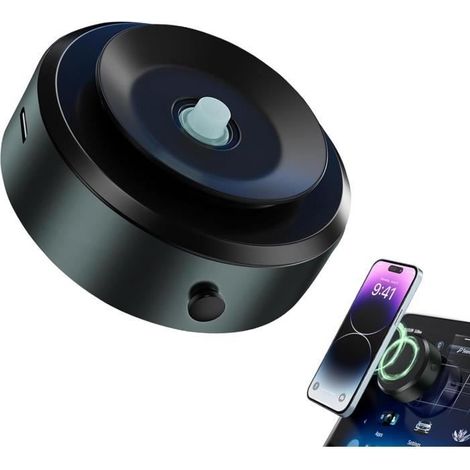 Handyhalterung mit Vakuumsaugfunktion, 360° drehbare, doppelseitige Handyhalterung, innovative magnetische Auto-Saugnapfhalterung mit zwei Saugnäpfen (1/4)