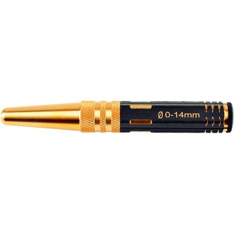 Élargisseur de trous pour voitures télécommandées, outil d'ouverture de trous métalliques dédié de 0 à 14 mm, compatible avec les connexions de carrosserie des voitures et camions télécommandés. (1/5)