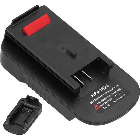 Le HPA1820 est compatible avec les batteries lithium-ion 20V Black & Decker (LBXR20, LB2X4020), les batteries lithium-ion 18V Music Pipe (PCC680L, PCC685L) et les batteries lithium-ion 20V Stanley (FM (1/5)