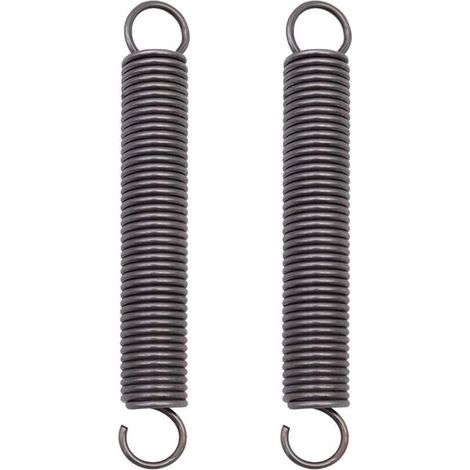 Ressort De Traction - Acier Inoxydable - Double Crochet - 2 mm x 18 mm x 150 mm - Pour Électronique Et Mobilier - 2 Pièces (1/5)