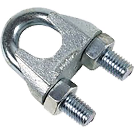 Serre-câble, RS PRO, 5mm en Acier au carbone (boulon en U), acier (pont) ( Prix pour 1 )